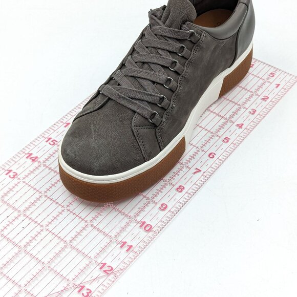 Caslon Women Andes Grey Granite Leather Walking lace-up sneaker size 8.5 - Picture 7 of 12